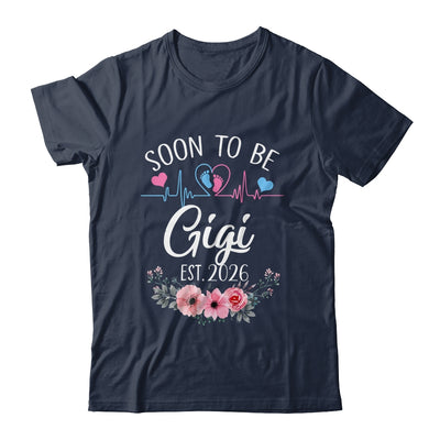 Soon To Be Gigi 2026 First Time Pregnancy Announcement Shirt & Tank Top | siriusteestore
