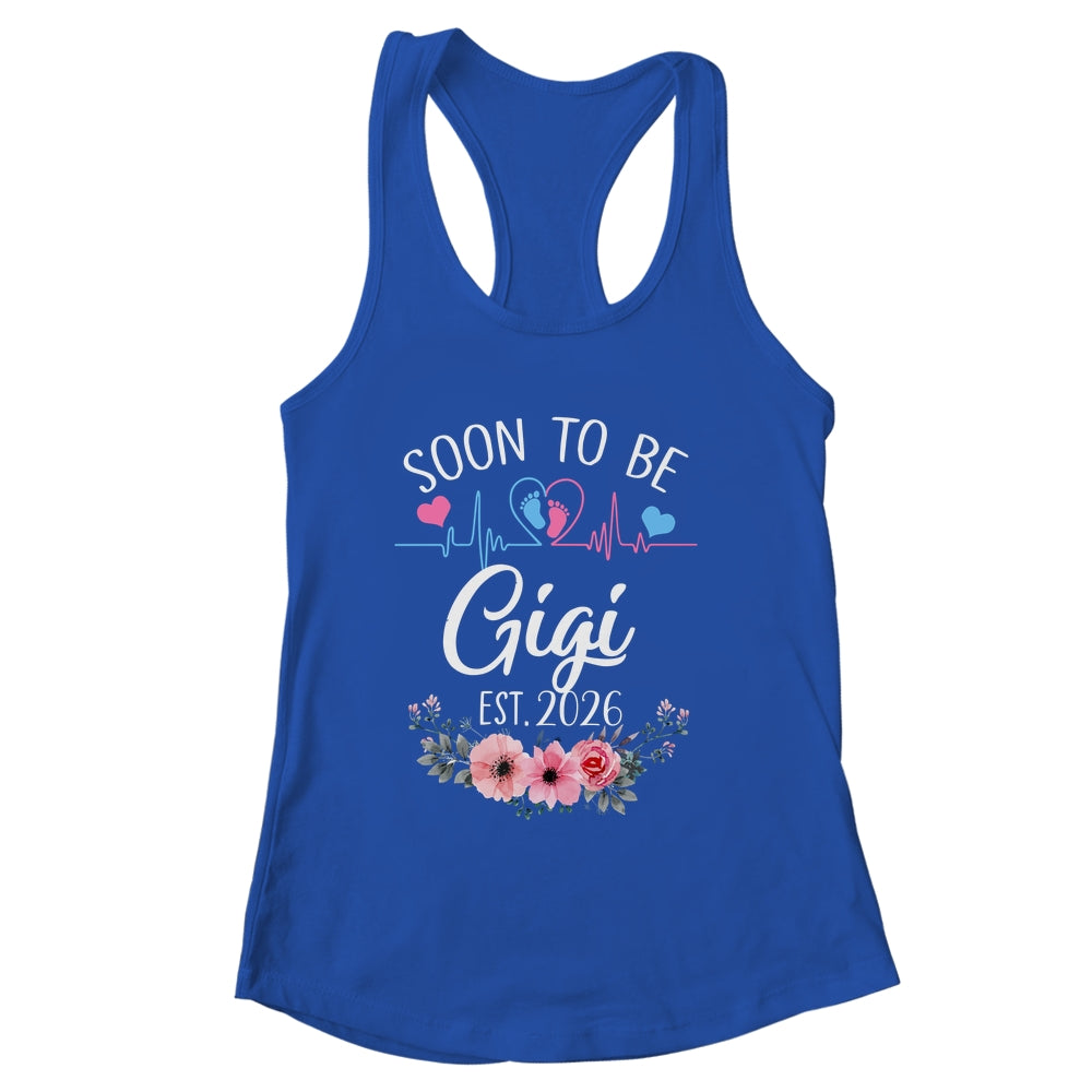 Soon To Be Gigi 2026 First Time Pregnancy Announcement Shirt & Tank Top | siriusteestore