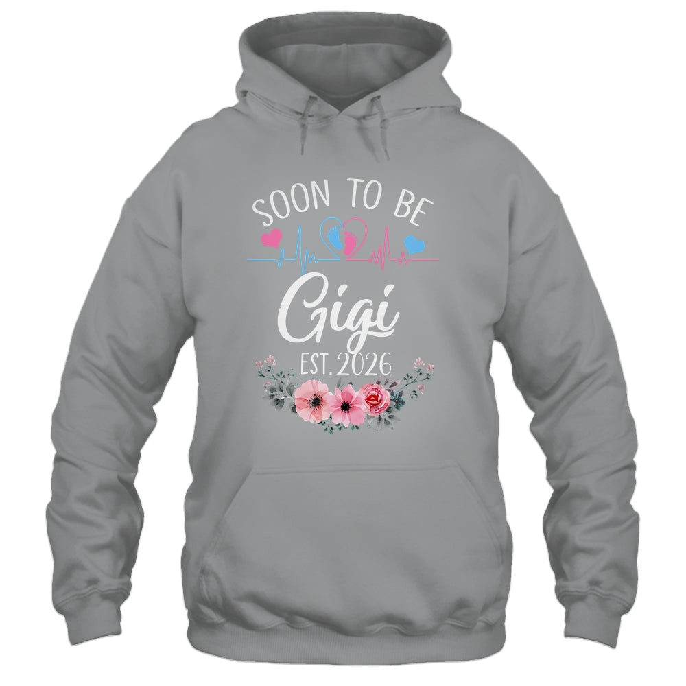 Soon To Be Gigi 2026 First Time Pregnancy Announcement Shirt & Tank Top | siriusteestore