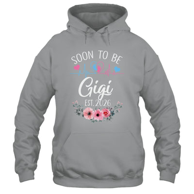 Soon To Be Gigi 2026 First Time Pregnancy Announcement Shirt & Tank Top | siriusteestore