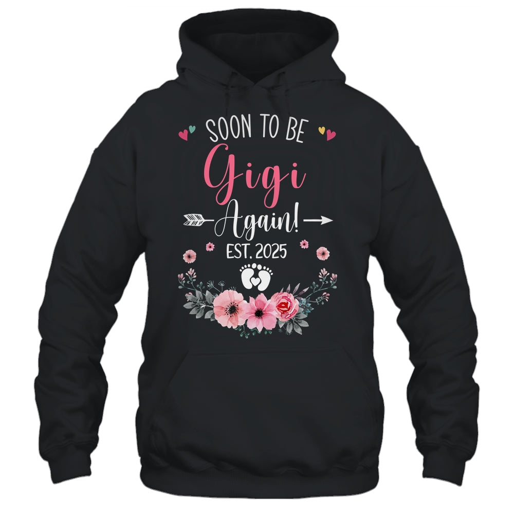 Soon To Be Gigi Again Est 2025 Mothers Day Shirt & Tank Top | siriusteestore