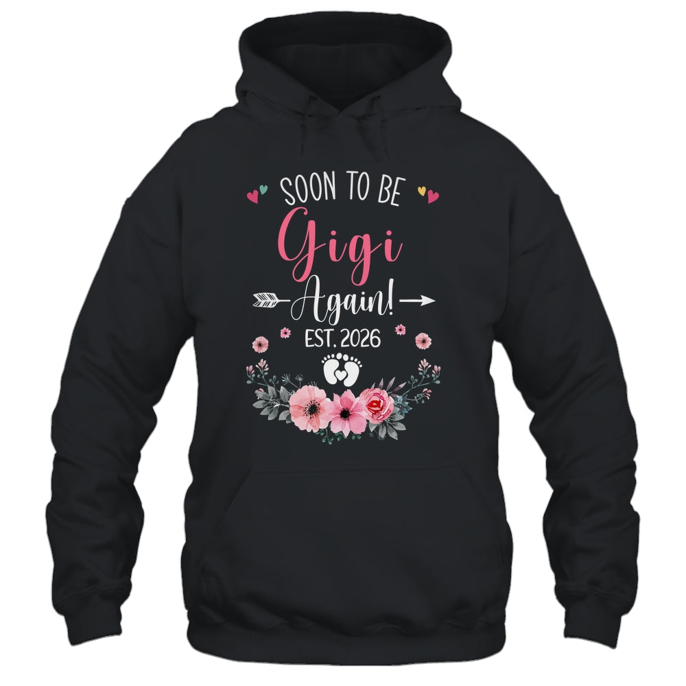 Soon To Be Gigi Again Est 2026 Mothers Day Shirt & Tank Top | siriusteestore