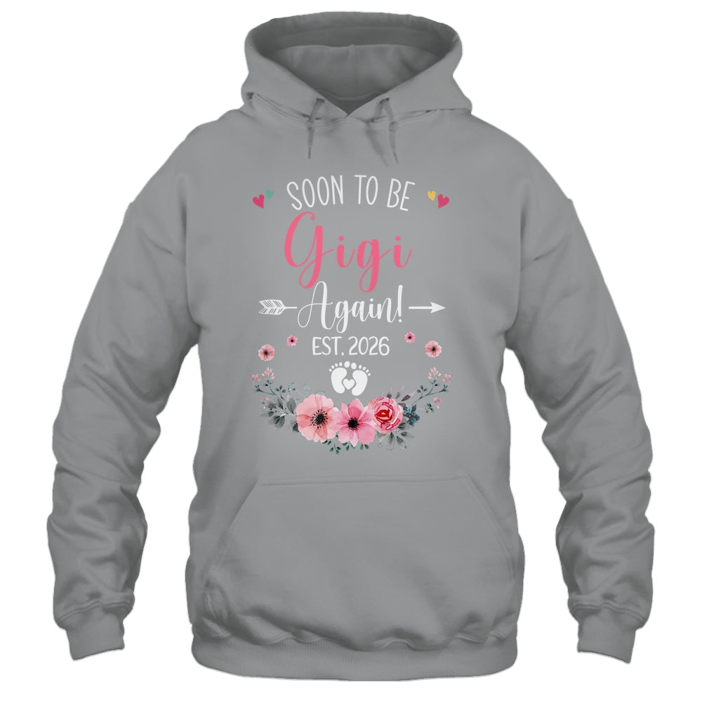 Soon To Be Gigi Again Est 2026 Mothers Day Shirt & Tank Top | siriusteestore