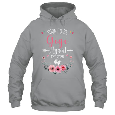 Soon To Be Gigi Again Est 2026 Mothers Day Shirt & Tank Top | siriusteestore