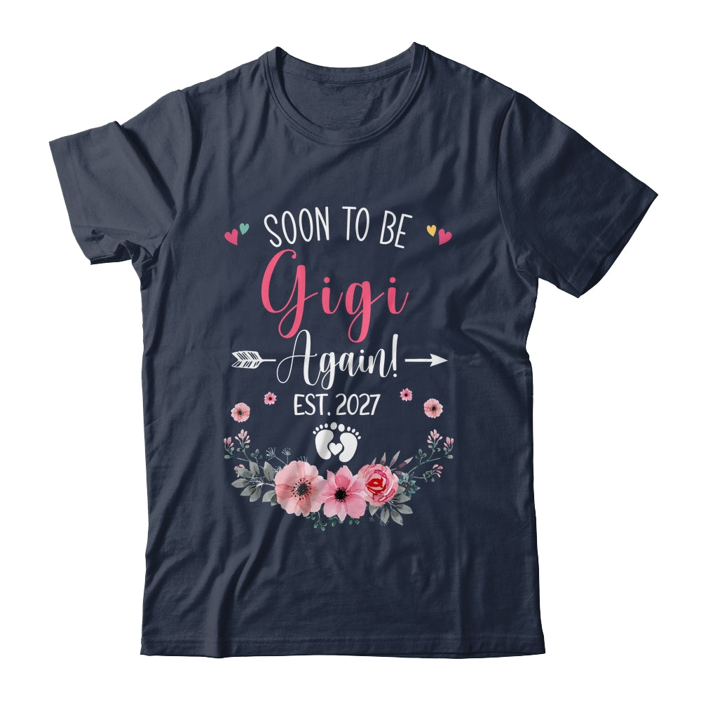 Soon To Be Gigi Again Est 2027 Mothers Day Shirt & Tank Top | siriusteestore