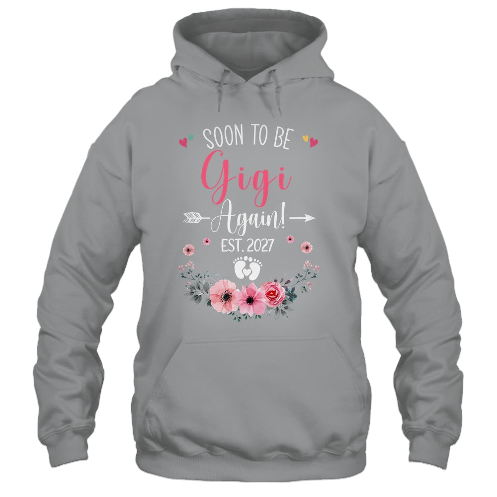 Soon To Be Gigi Again Est 2027 Mothers Day Shirt & Tank Top | siriusteestore