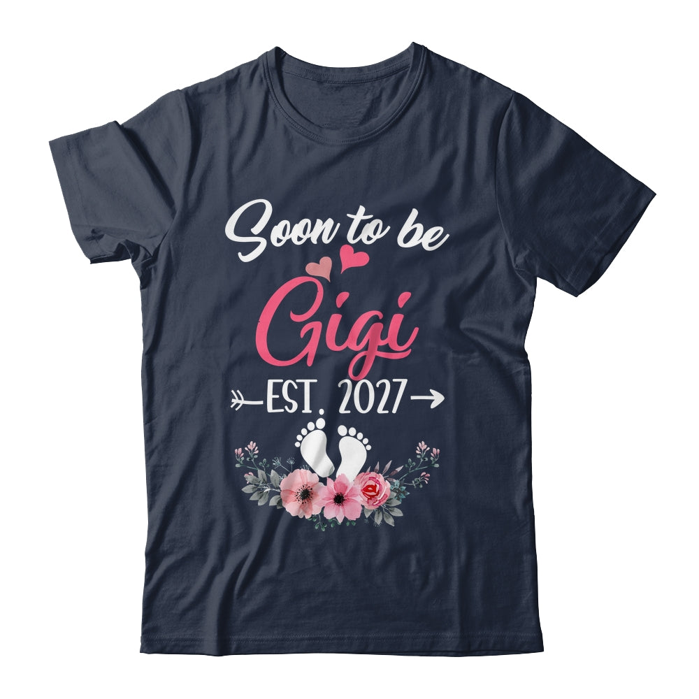 Soon To Be Gigi Est 2027 Mothers Day First Time Gigi Shirt & Tank Top | siriusteestore