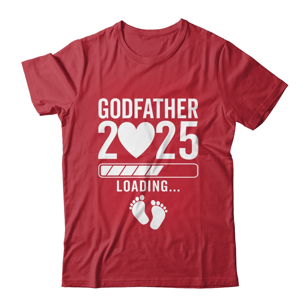 Soon To Be Godfather 2025 Pregnancy Announcement Loading Shirt & Hoodie | siriusteestore