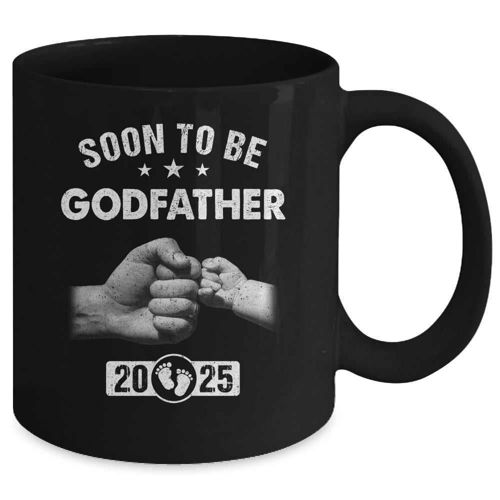 Soon To Be Godfather Est 2025 Fathers Day First Time New Mug | siriusteestore