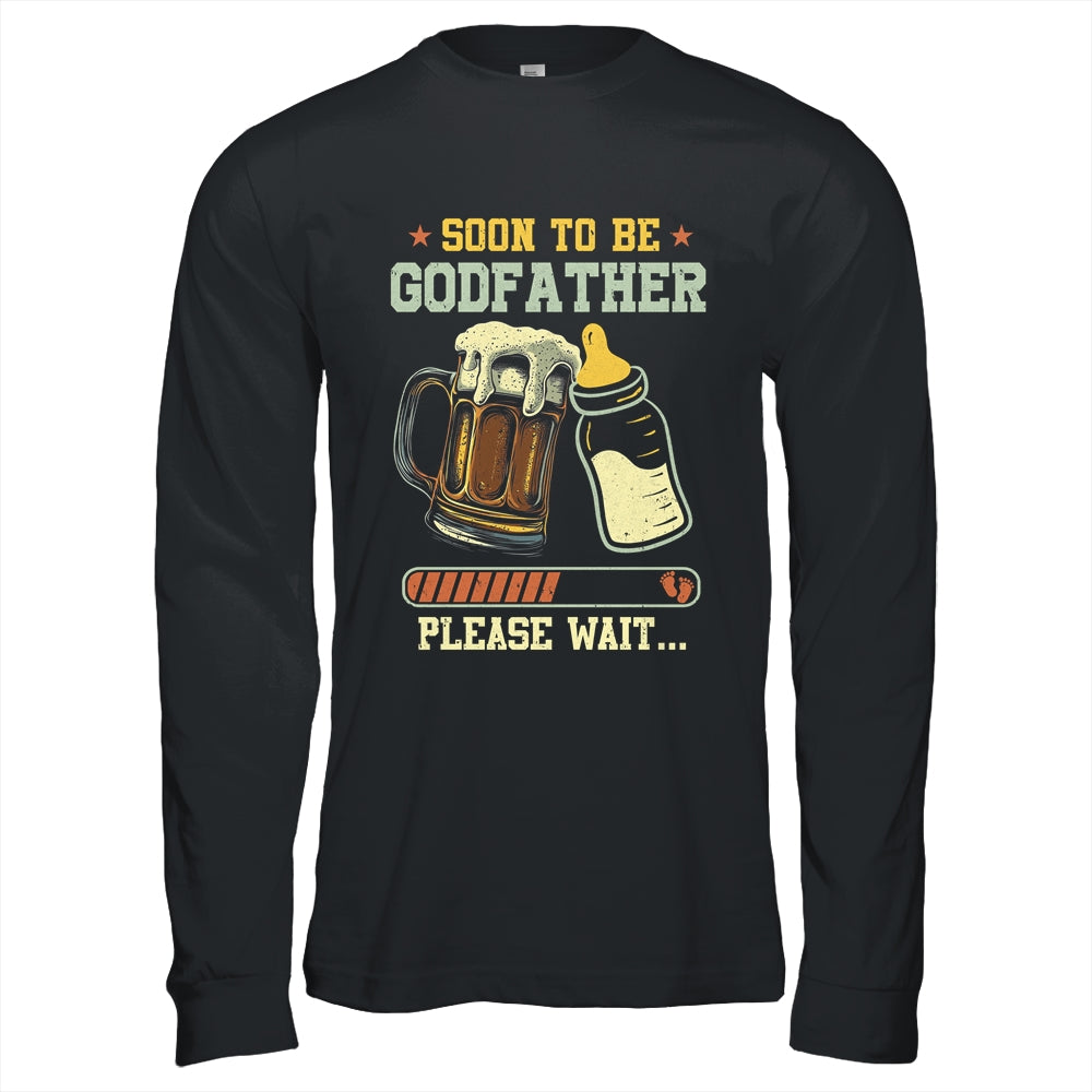 Soon To Be Godfather Est 2025 Pregnancy Announcement Loading Shirt & Hoodie | siriusteestore