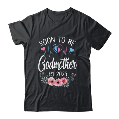 Soon To Be Godmother 2025 First Time Pregnancy Announcement Shirt & Tank Top | siriusteestore