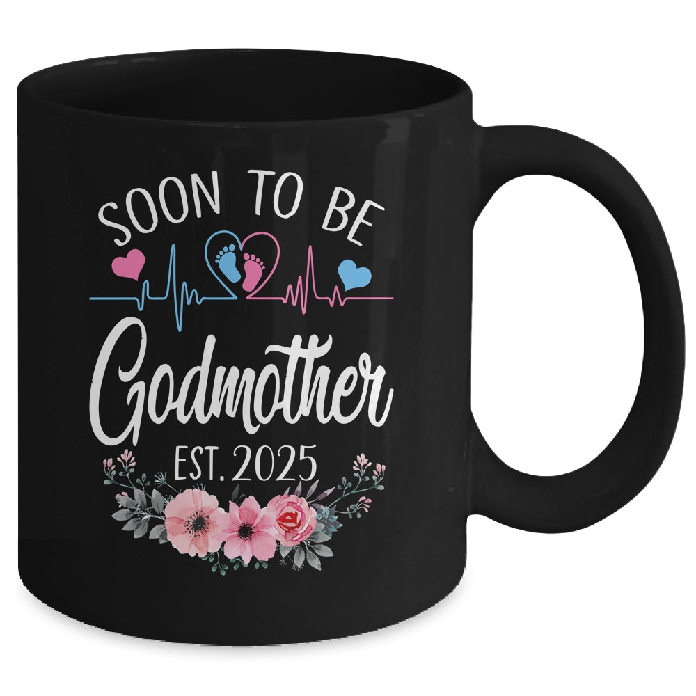 Soon To Be Godmother 2025 First Time Pregnancy Announcement Mug | siriusteestore