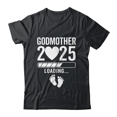 Soon To Be Godmother 2025 Pregnancy Announcement Loading Shirt & Tank Top | siriusteestore