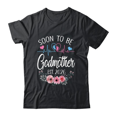 Soon To Be Godmother 2026 First Time Pregnancy Announcement Shirt & Tank Top | siriusteestore