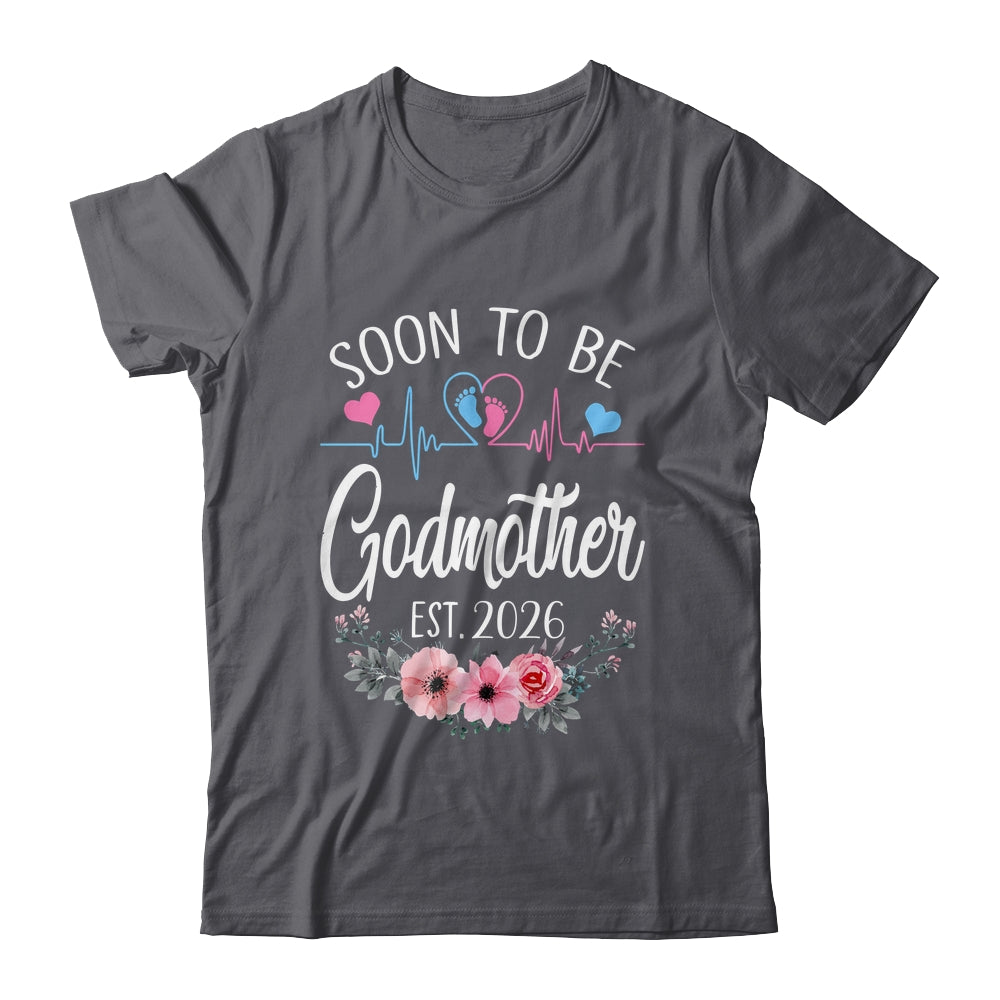 Soon To Be Godmother 2026 First Time Pregnancy Announcement Shirt & Tank Top | siriusteestore