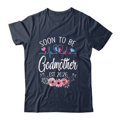 Soon To Be Godmother 2026 First Time Pregnancy Announcement Shirt & Tank Top | siriusteestore