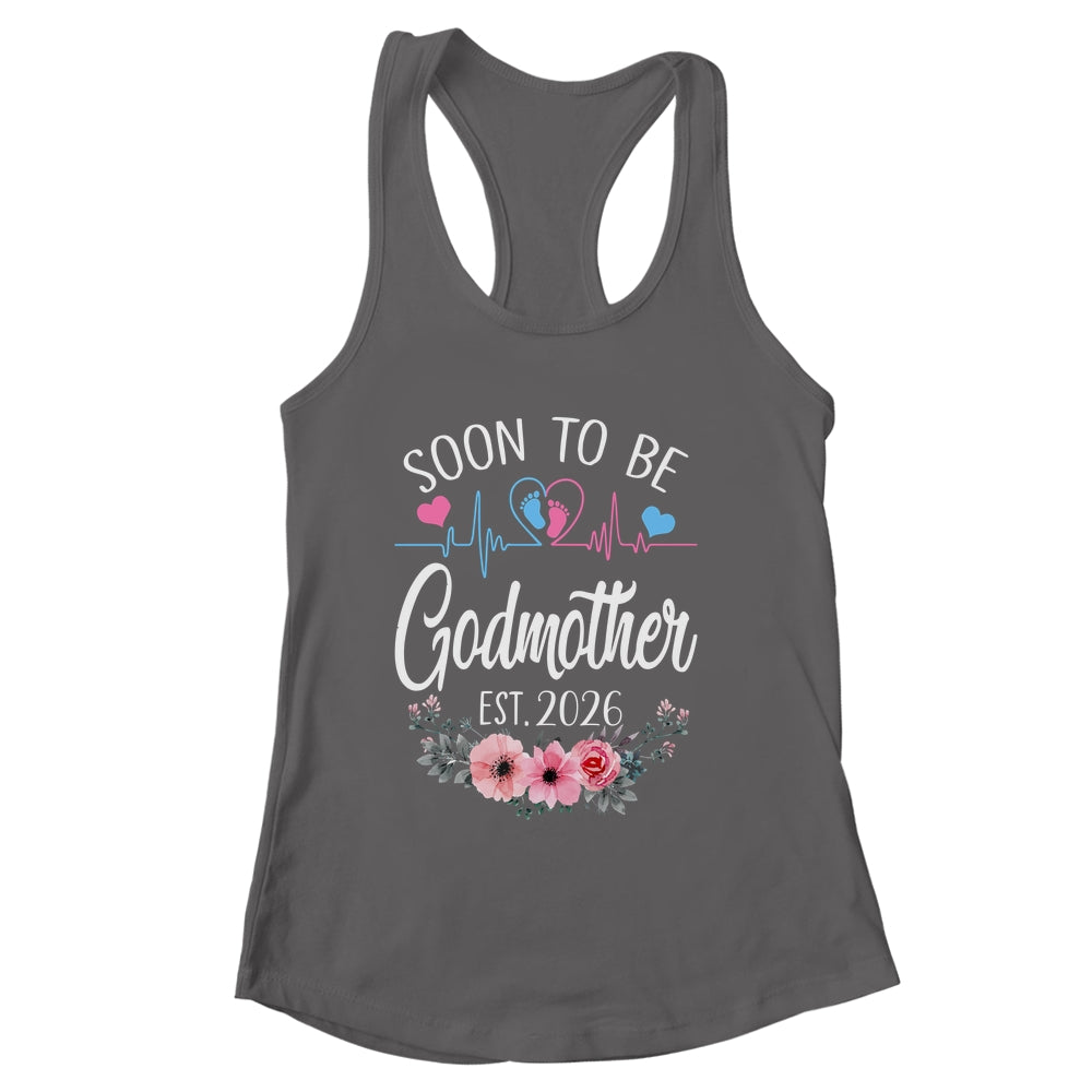 Soon To Be Godmother 2026 First Time Pregnancy Announcement Shirt & Tank Top | siriusteestore