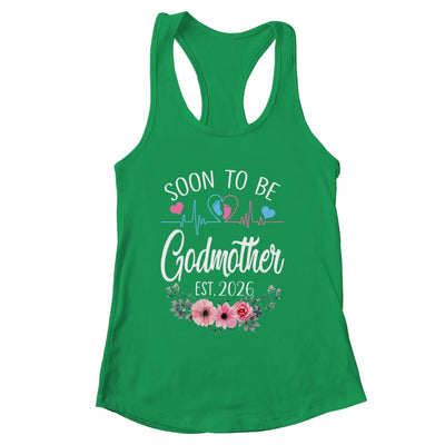 Soon To Be Godmother 2026 First Time Pregnancy Announcement Shirt & Tank Top | siriusteestore