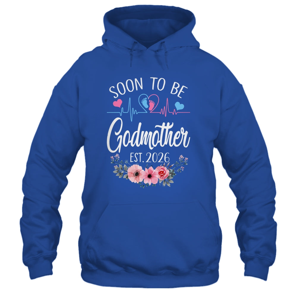 Soon To Be Godmother 2026 First Time Pregnancy Announcement Shirt & Tank Top | siriusteestore