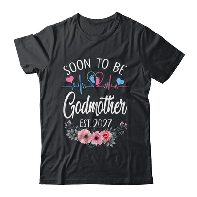Soon To Be Godmother 2027 First Time Pregnancy Announcement Shirt & Tank Top | siriusteestore
