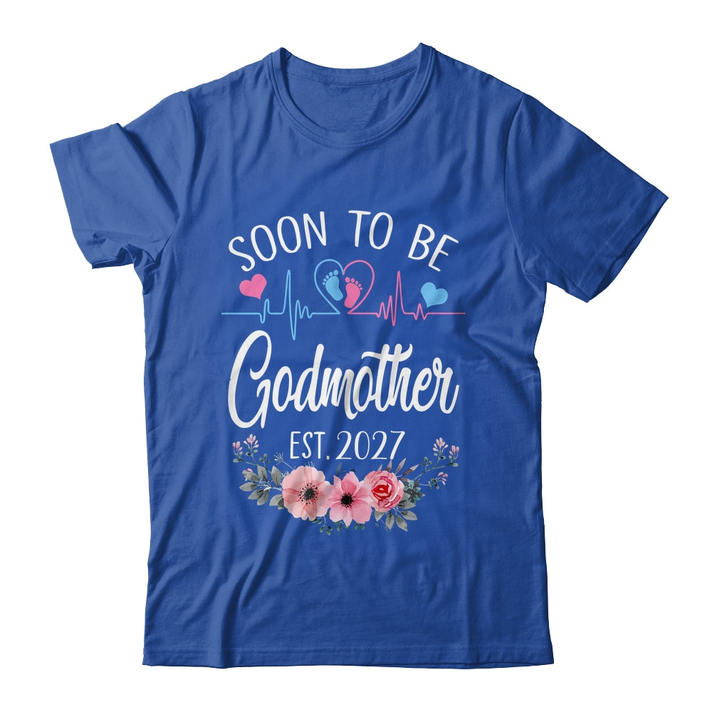 Soon To Be Godmother 2027 First Time Pregnancy Announcement Shirt & Tank Top | siriusteestore