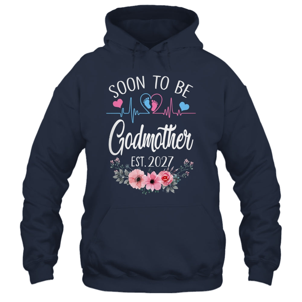 Soon To Be Godmother 2027 First Time Pregnancy Announcement Shirt & Tank Top | siriusteestore