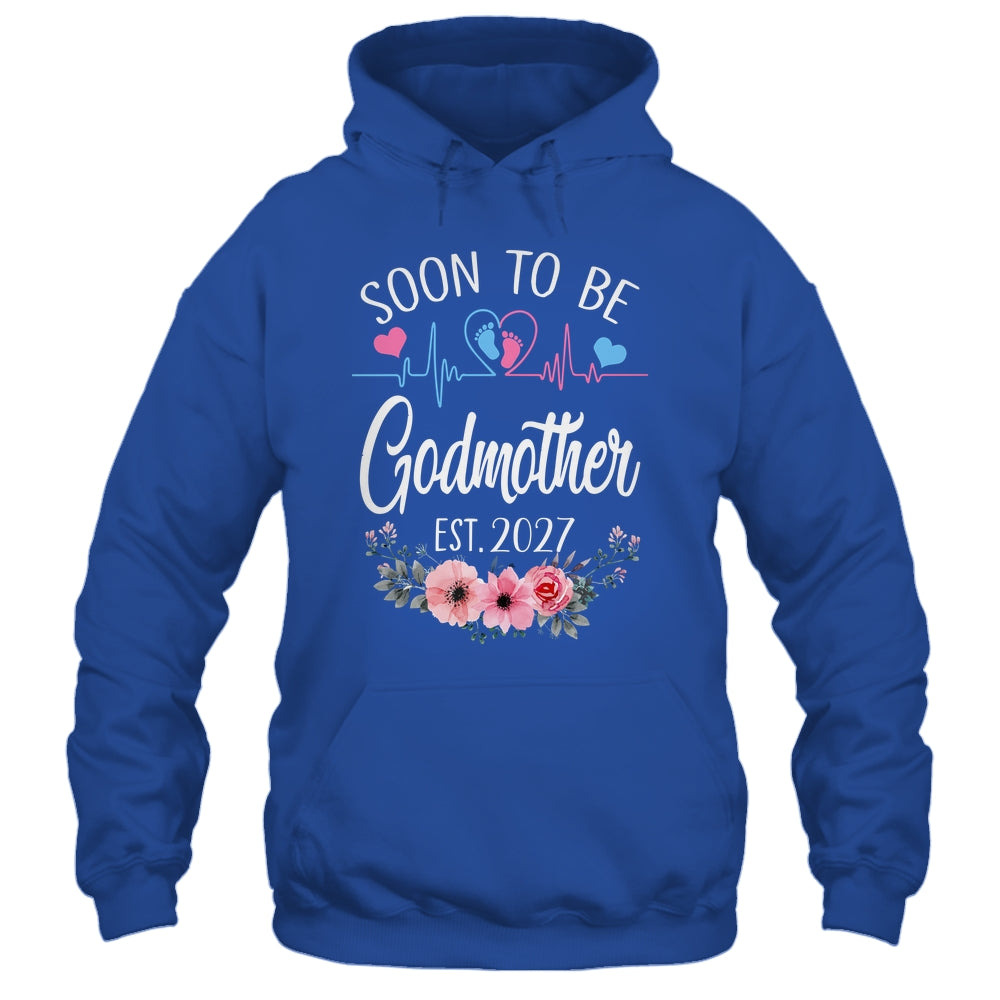 Soon To Be Godmother 2027 First Time Pregnancy Announcement Shirt & Tank Top | siriusteestore