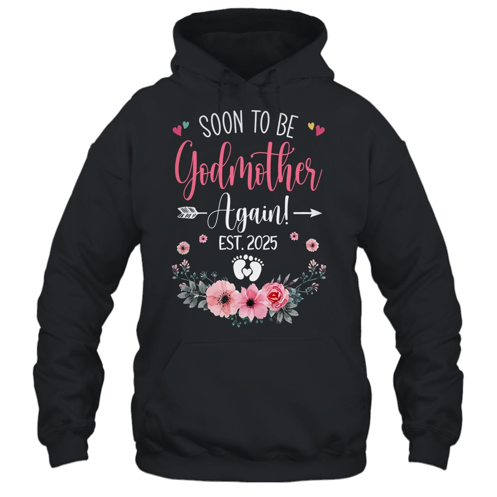 Soon To Be Godmother Again Est 2025 Mothers Day Shirt & Tank Top | siriusteestore