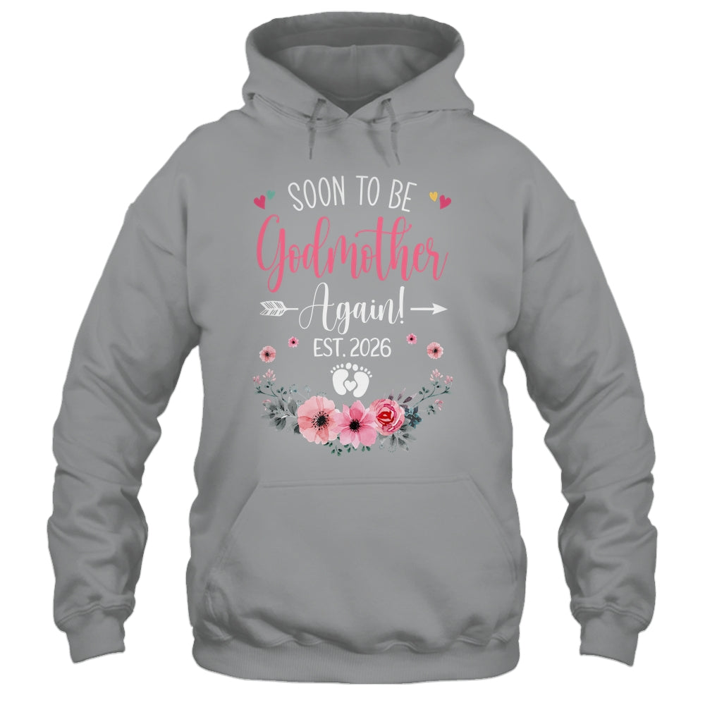 Soon To Be Godmother Again Est 2026 Mothers Day Shirt & Tank Top | siriusteestore