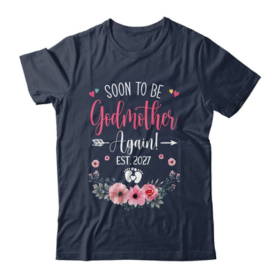 Soon To Be Godmother Again Est 2027 Mothers Day Shirt & Tank Top | siriusteestore