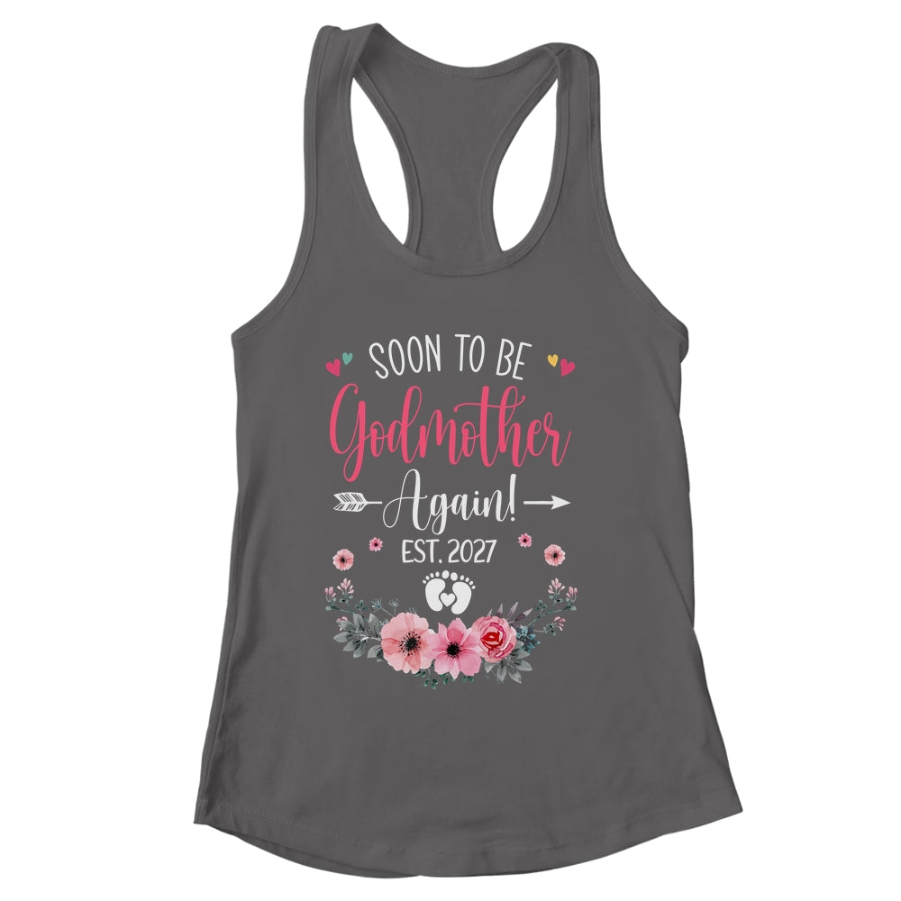 Soon To Be Godmother Again Est 2027 Mothers Day Shirt & Tank Top | siriusteestore