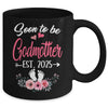 Soon To Be Godmother Est 2025 Mothers Day First Time Godmother Mug | siriusteestore