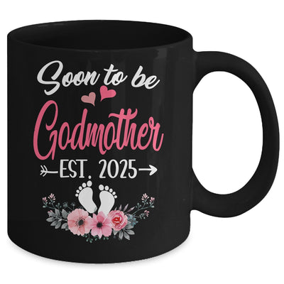Soon To Be Godmother Est 2025 Mothers Day First Time Godmother Mug | siriusteestore
