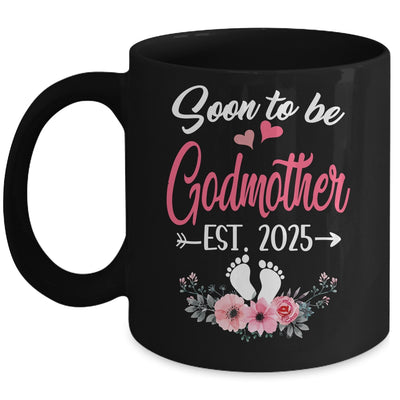 Soon To Be Godmother Est 2025 Mothers Day First Time Godmother Mug | siriusteestore
