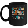 Soon To Be Godmother Est 2025 Pregnancy Announcement Groovy Mug | siriusteestore
