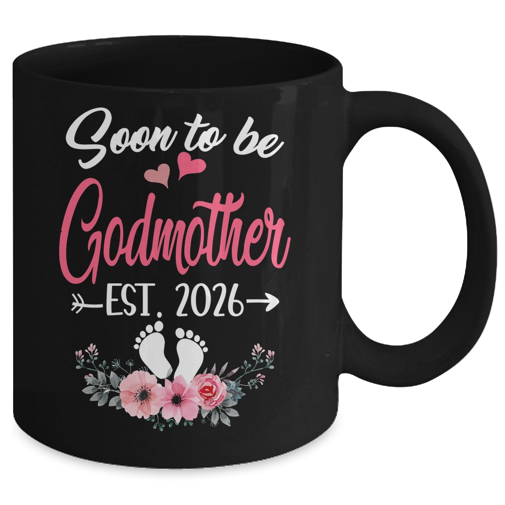 Soon To Be Godmother Est 2026 Mothers Day First Time Godmother Mug | siriusteestore