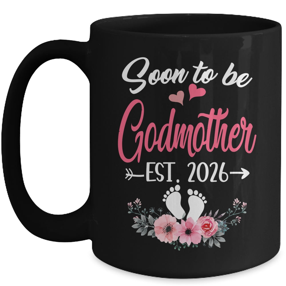 Soon To Be Godmother Est 2026 Mothers Day First Time Godmother Mug | siriusteestore