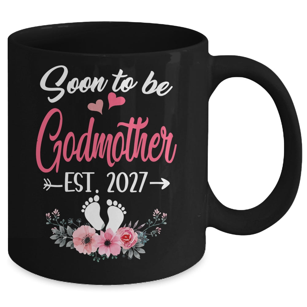 Soon To Be Godmother Est 2027 Mothers Day First Time Godmother Mug | siriusteestore