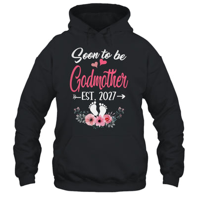 Soon To Be Godmother Est 2027 Mothers Day First Time Godmother Shirt & Tank Top | siriusteestore