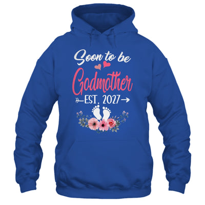 Soon To Be Godmother Est 2027 Mothers Day First Time Godmother Shirt & Tank Top | siriusteestore
