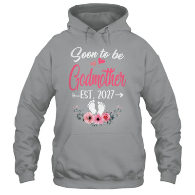 Soon To Be Godmother Est 2027 Mothers Day First Time Godmother Shirt & Tank Top | siriusteestore