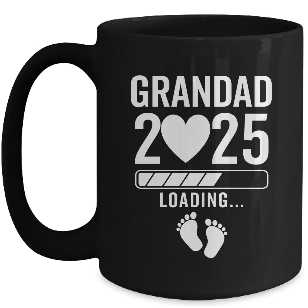 Soon To Be Grandad 2025 Pregnancy Announcement Loading Mug | siriusteestore