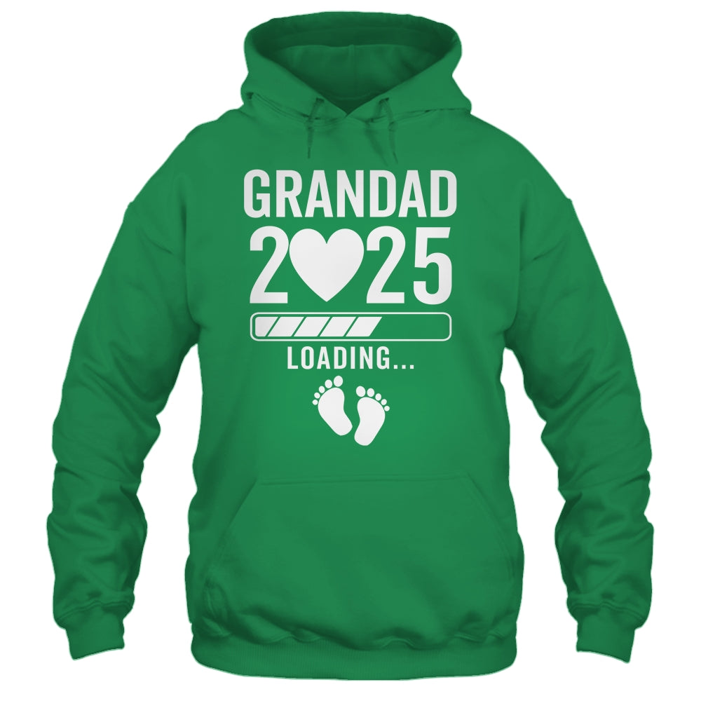 Soon To Be Grandad 2025 Pregnancy Announcement Loading Shirt & Hoodie | siriusteestore