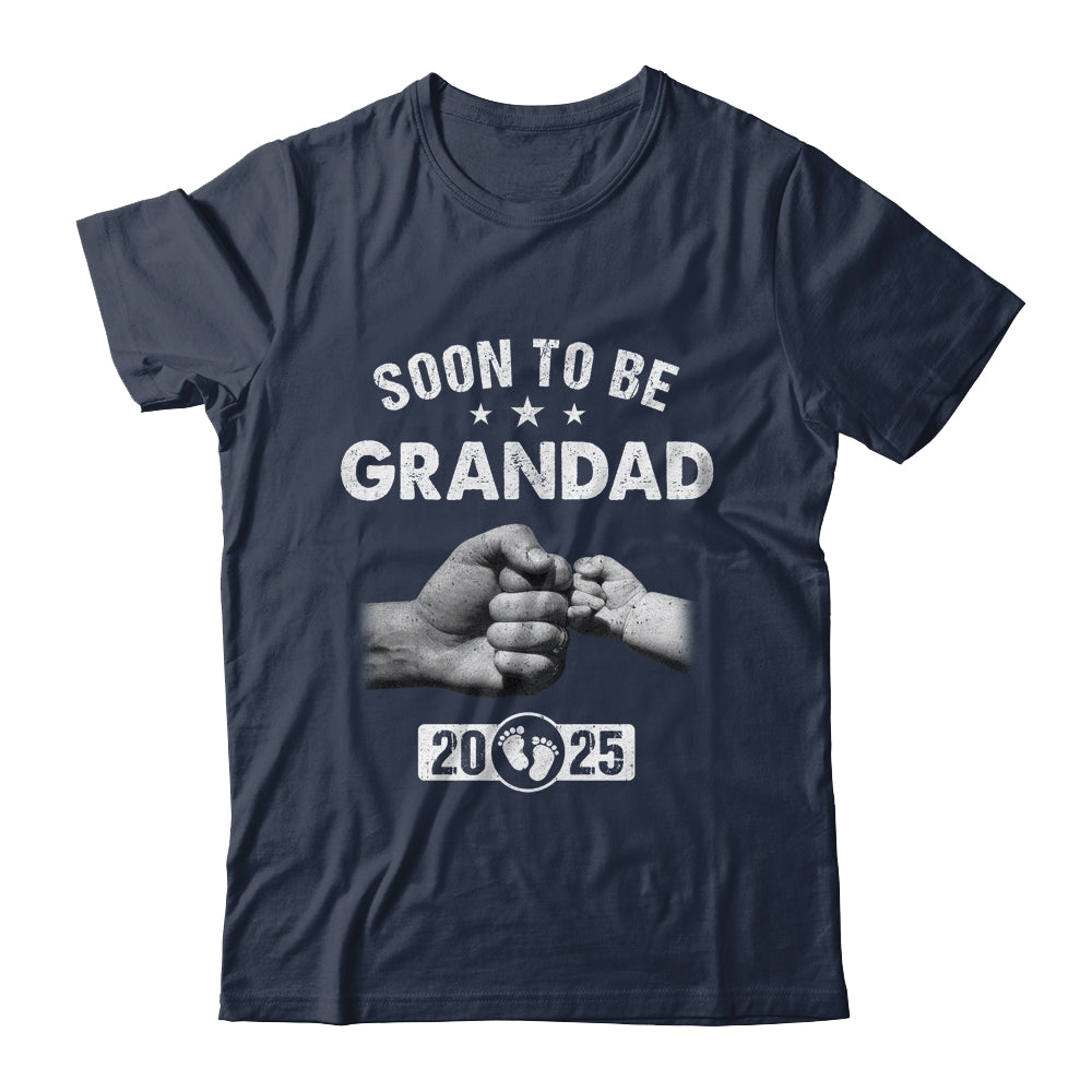 Soon To Be Grandad Est 2025 Fathers Day First Time New Shirt & Hoodie | siriusteestore