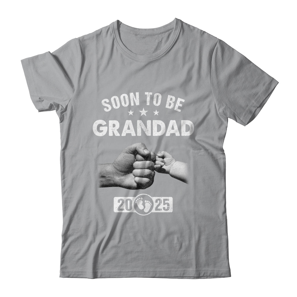 Soon To Be Grandad Est 2025 Fathers Day First Time New Shirt & Hoodie | siriusteestore