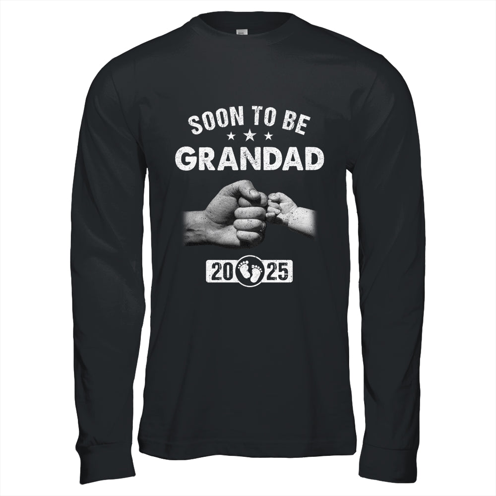 Soon To Be Grandad Est 2025 Fathers Day First Time New Shirt & Hoodie | siriusteestore