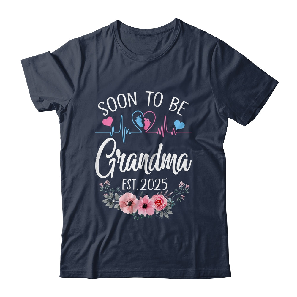 Soon To Be Grandma 2025 First Time Pregnancy Announcement Shirt & Tank Top | siriusteestore
