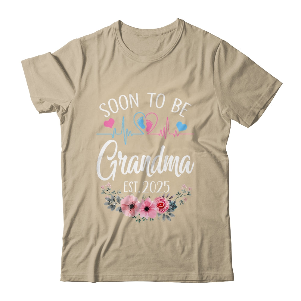 Soon To Be Grandma 2025 First Time Pregnancy Announcement Shirt & Tank Top | siriusteestore