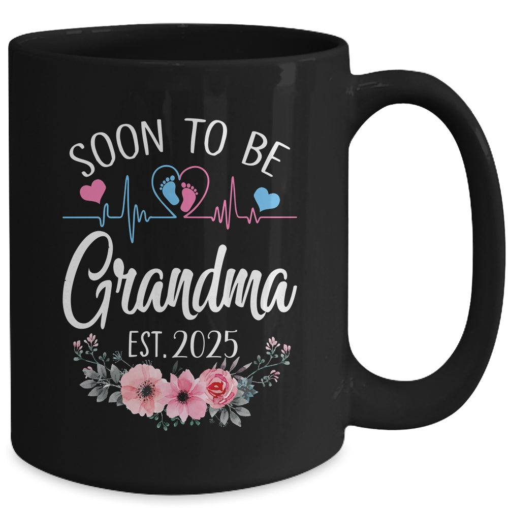 Soon To Be Grandma 2025 First Time Pregnancy Announcement Mug | siriusteestore