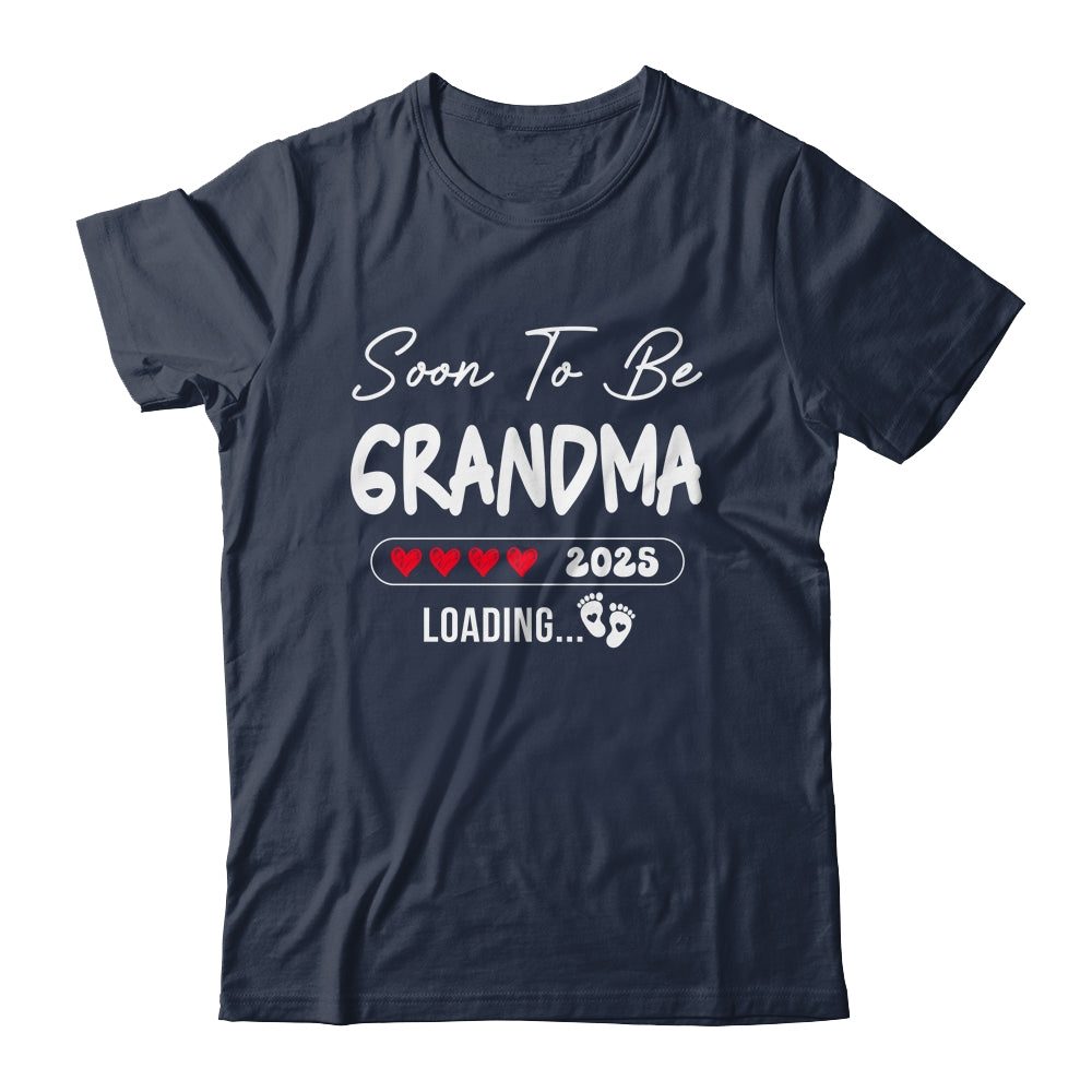 Soon To Be Grandma 2025 Loading Promoted To Grandma Est 2025 Shirt & Tank Top | siriusteestore